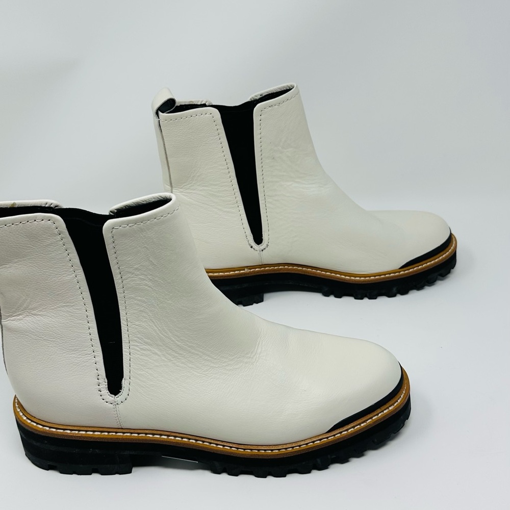 Marc Fisher Ilora Chelsea Boots Ivory White